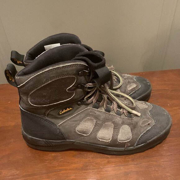 Cabela's Men's Brown Hiking Boots Shoes Size 10D EUC Outdoors Sports - Picture 7 of 9